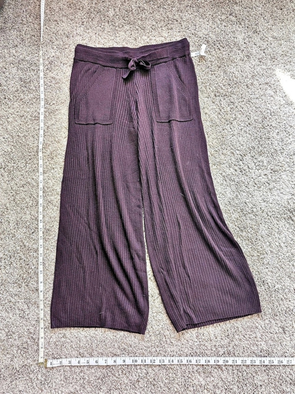 Splendid Georgie Cashblend Rib Set Purple Medium
